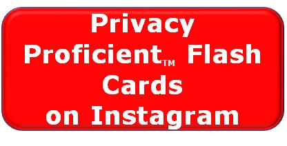 Privacy Proficient Flash Cards on Instagram